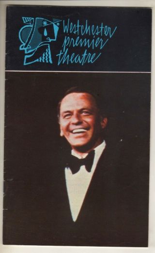 Frank Sinatra Playbill 1976 Westchester Premier Theatre Pat Henry,  Sam Butera