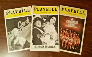 3 Playbill Magazines From The 1970 