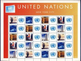 Un - Ny.  2008 Greetings Personalized Sheet Of 20,  Labels (42c) Never Hinged