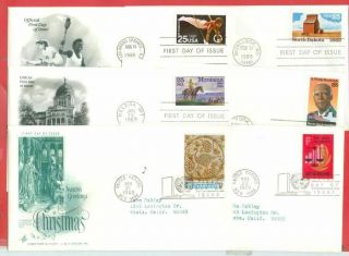 Usa,  Un,  Worldwide Ww Mixed Group Of 200 Fdc Cover With Cachet Lot 8502