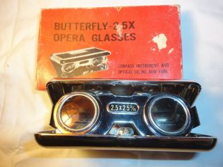 Vintage 2.  5 Power Folding Opera Glasses - Conditio