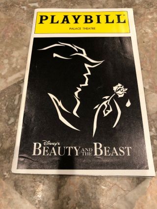 Beauty And The Beast Broadway Musical 1995 Playbill From The Palace Theater Nyc