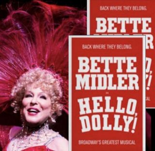 2 Hello Dolly Bette Midler Broadway Playbills Programs Shubert Theatre Nyc 2017