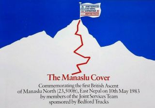 Jersey / Nepal 1983 Manaslu Mountaineering Expedition Signed Covers,  En