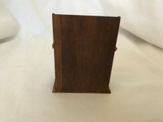 Dollhouse Miniature Wooden Tabletop or Wall Cabinet Shelves 1:12 2