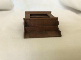 Dollhouse Miniature Wooden Tabletop or Wall Cabinet Shelves 1:12 3