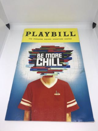 Be More Chill Off Broadway Playbill