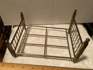 Dollhouse Furniture,  Metal Crib and Bed 3