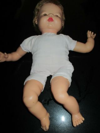 Vintage Horsman 12 " Baby Doll With Cloth Body
