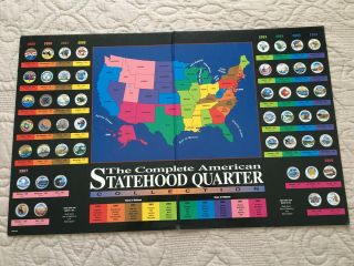 U.  S.  State Quarters - Colorized,  Full Set