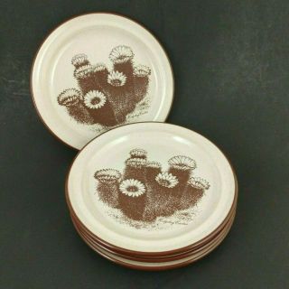Noritake Desert Flowers Dessert Plates Set Of 4 Vintage 70 