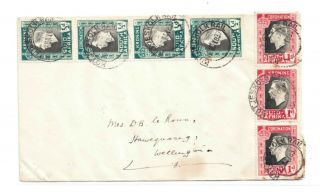 South Africa - Cover To Wellington With Stamps Tied " Kotjeskolk Rail " On 12.  5.  1937
