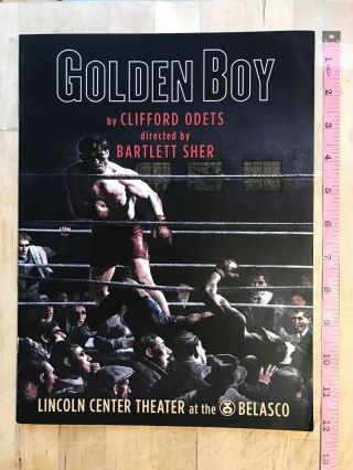 Golden Boy Broadway 2012 Souvenir Program/ Tony Voter Gift Yvonne Strahovski,