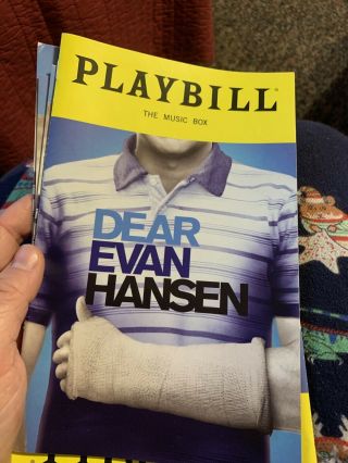Dear Evan Hansen Broadway Playbill Sep 2019 Andrew Barth Feldman Lisa Brescia