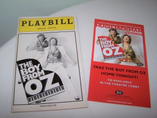 The Boy From Oz Broadway Playbill December 2003 Imperial Theatre Jackman Block