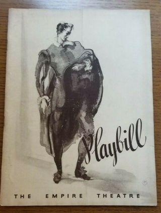 Hamlet John Gielgud/judith Anderson/lillian Gish 1936 Playbill
