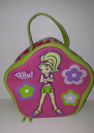 Polly Pocket Pink & Green Canvas Carry Case With Handle