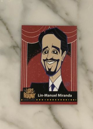 Lin - Manuel Miranda Lights Of Broadway Card 2019 Edition