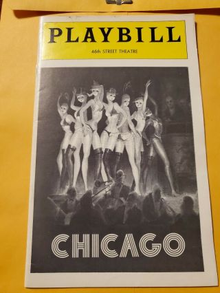 Chicago Playbill 1977 46th Street Theatre Jerry Orbach Ann Reinking Nemetz