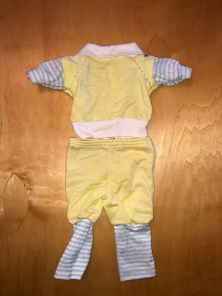 Vtg Cabbage Patch Kids Yellow And Blue Sweatpants Sweat Suit Jogger Outfit