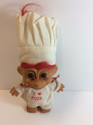 Russ 4.  5 " Troll - I Love Pizza With Red Hair