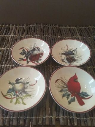 Lenox American By Design Winter Greetings Dipping Bowls Set Of 4