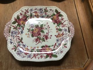Vintage Spode’s Aster England 11” Floral Serving Plate.