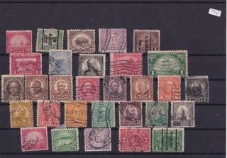United States Early Stamps On 2 Stock Cards Ref R 1616