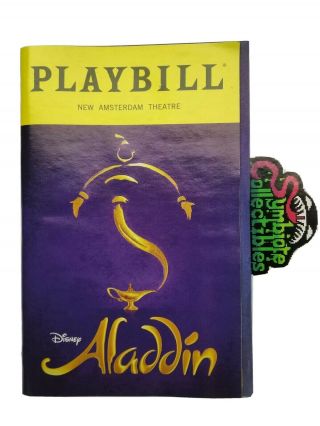Disney’s Aladdin Broadway Play Playbill Authentic From March 30,  2019
