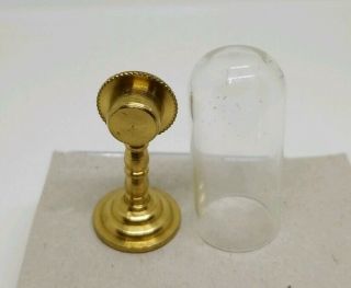 1:12 Dollhouse Miniature Brass Dome Clock 1 3