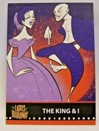 The Lights On Broadway Card The King And I