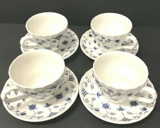 Vintage Churchill Finlandia Set Of 4 Cups And 4 Saucers.