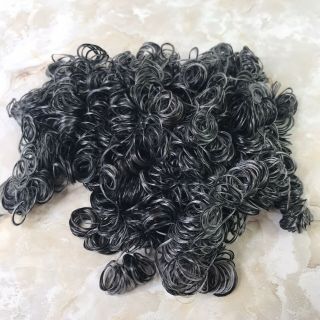Doll Hair Curls Curly Two Tone Gray 1.  4oz/40 Grams One & Only Creations