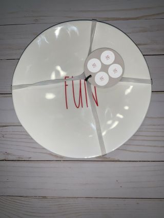 4 Rae Dunn By Magenta 8 " Melamine Plates Fun More Available