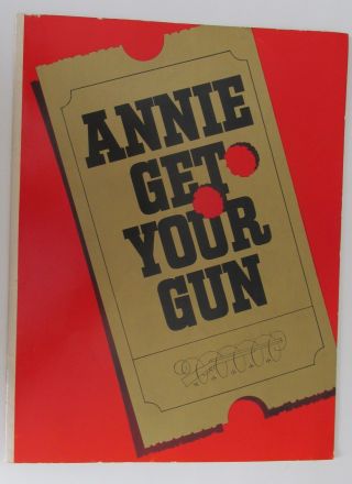 Annie Get Your Gun Ethel Merman Irving Berlin Souvenir Program