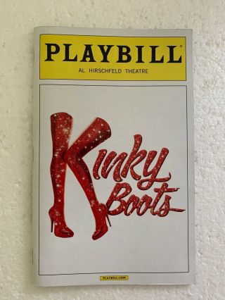Playbill Kinky Boots (billy Porter And Stark Sands)