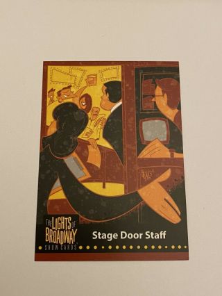 Lights Of Broadway Card 2019 Edition Stage Door Staff