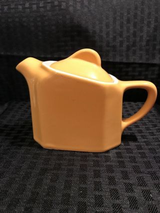 Vintage Hall Usa Yellow Teapot Coffee Creamer Retro Style