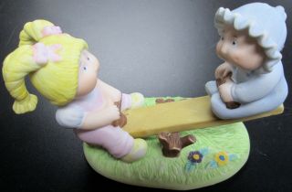 Cabbage Patch Porcelain Figure Teeter Totter 1984