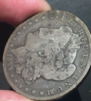 US 1893 - P $1 Morgan Silver Dollar Coin - Circulated/Cull - Semi Key Date Coin 3