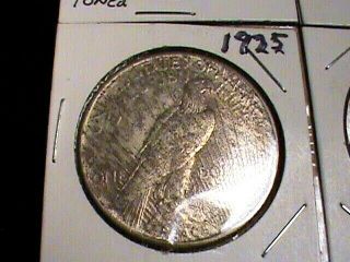 (5) PEACE Silver Dollar US Coins You Grade 3 - 1922 1 - 1924 1 - 1925 3
