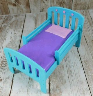 2019 Barbie Mattel Kelly Purple Teal Bed Replacement Accessory Furniture 2