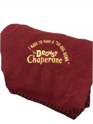 The Drowsy Chaperone - Fleece Blanket – 2006 Broadway Opening Night Gift