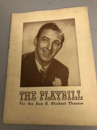 1943 Musical Playbill By Jupiter Ray Bolger Rodgers& Hart Nanette Fabray