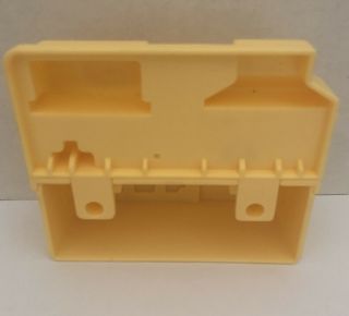 KEENWAY DOLL HOUSE FURNITURE YELLOW STOVE,  OVEN,  AND SINK 3