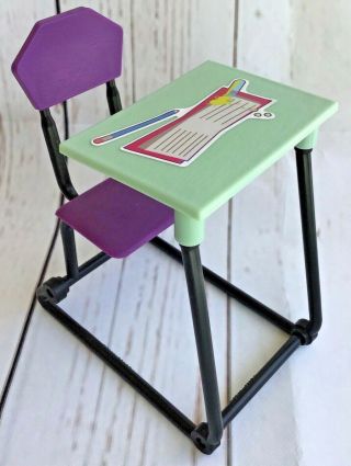 Monster High High School Doll Desk Replacement Furniture.  2