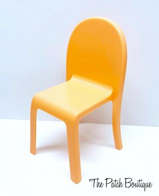 Mattel Barbie® Dreamhouse™ Playset Replacement Doll Size Orange Chair Part Only