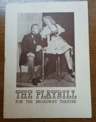 The Student Prince Sigmund Romberg Broadway 1943 Playbill