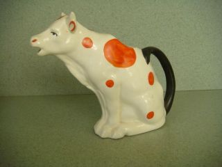 Vintage hand painted cow creamer from Czechoslovakia 2