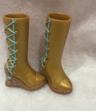 Barbie My Scene Nolee Doll Fab Face Fabulous Expression Gold Boots Replacement